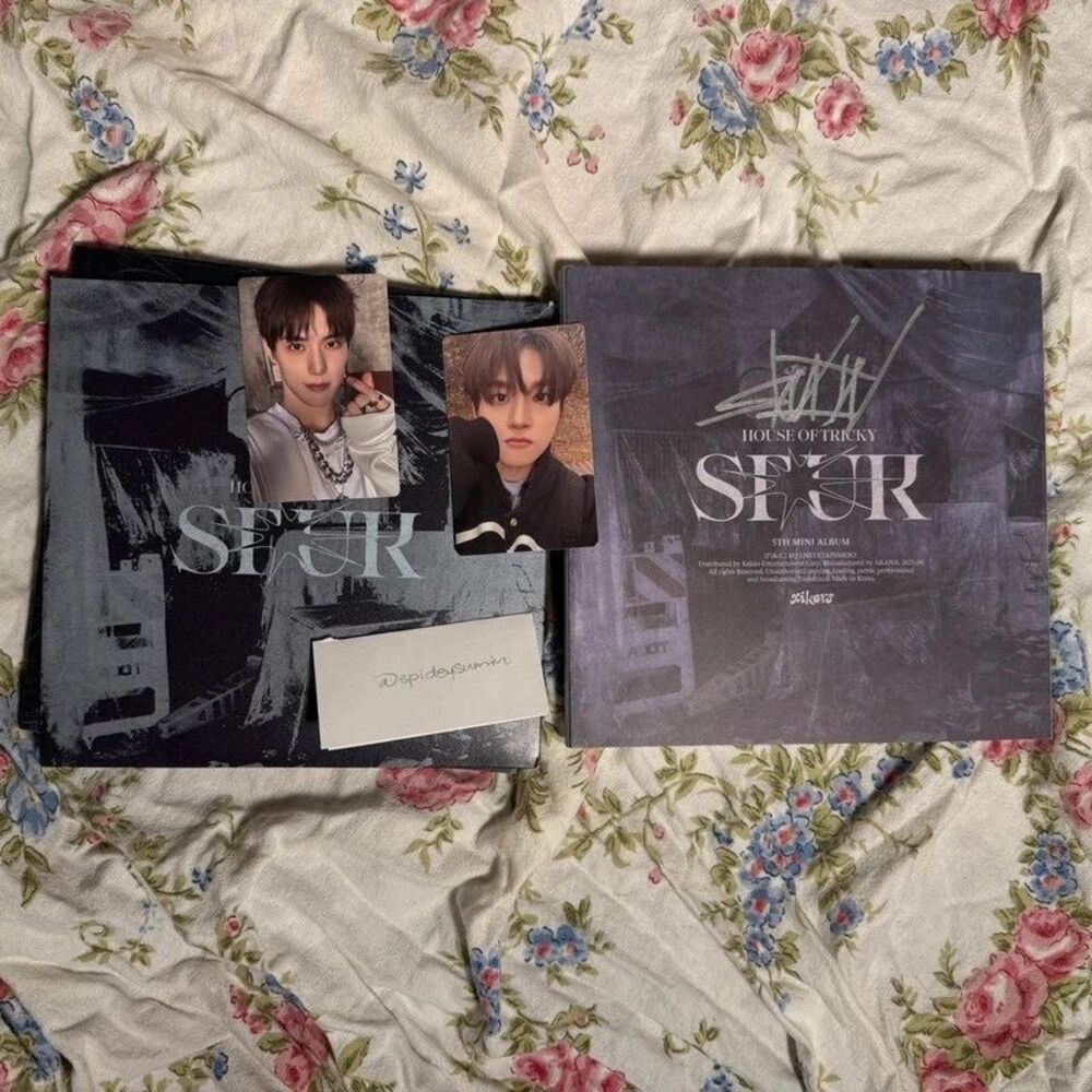 xikers house of tricky : spur 5th mini album, signed by sumin
